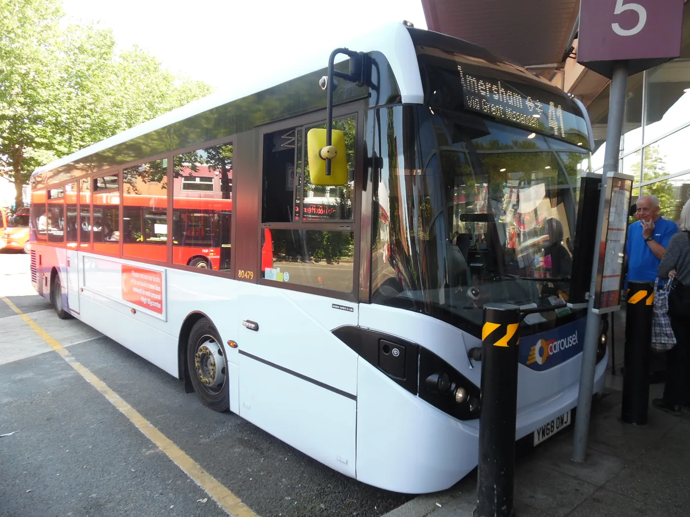 A Carousel bus at High Wycombe bus station