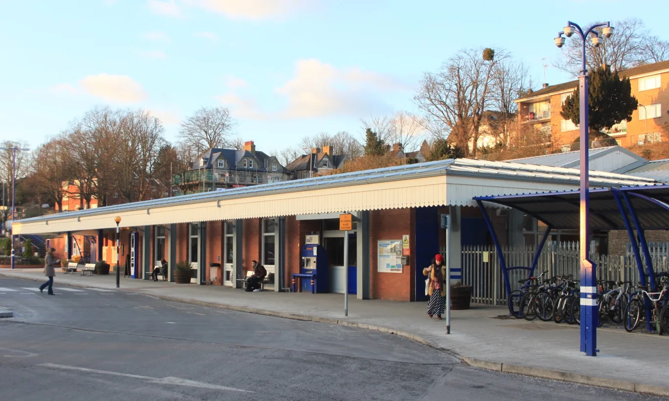 High Wycombe station. Last year the final Christmas Eve train from Marylebone via High Wycombe left at 21.15.