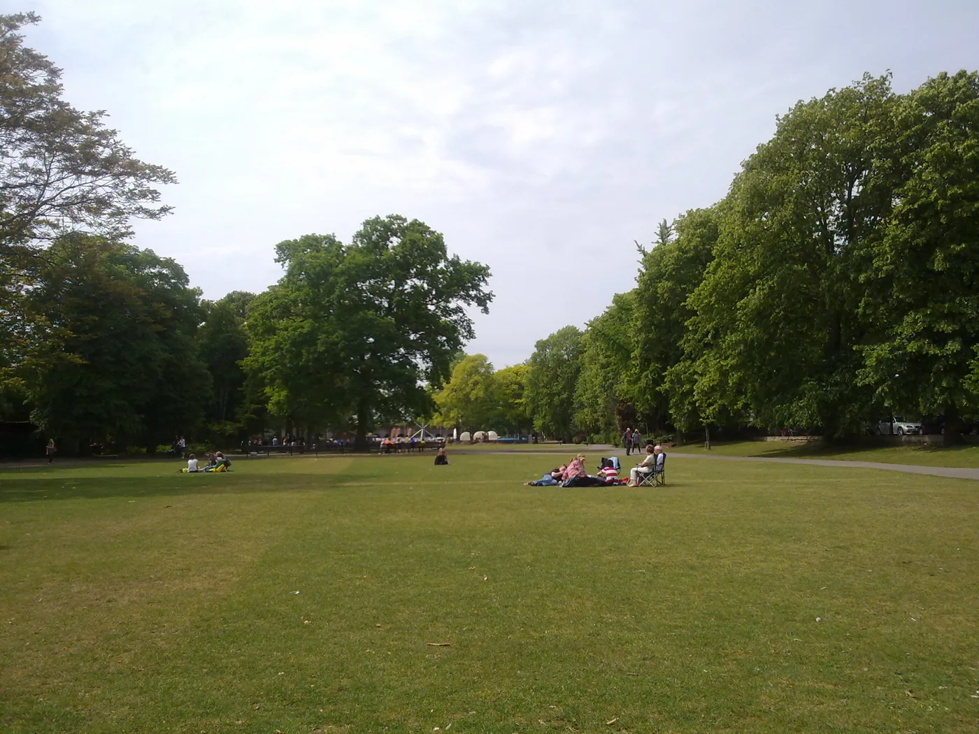 Alexandra Gardens in Windsor, photographed out of season. Windsor On Ice sets up its covered rink here each winter