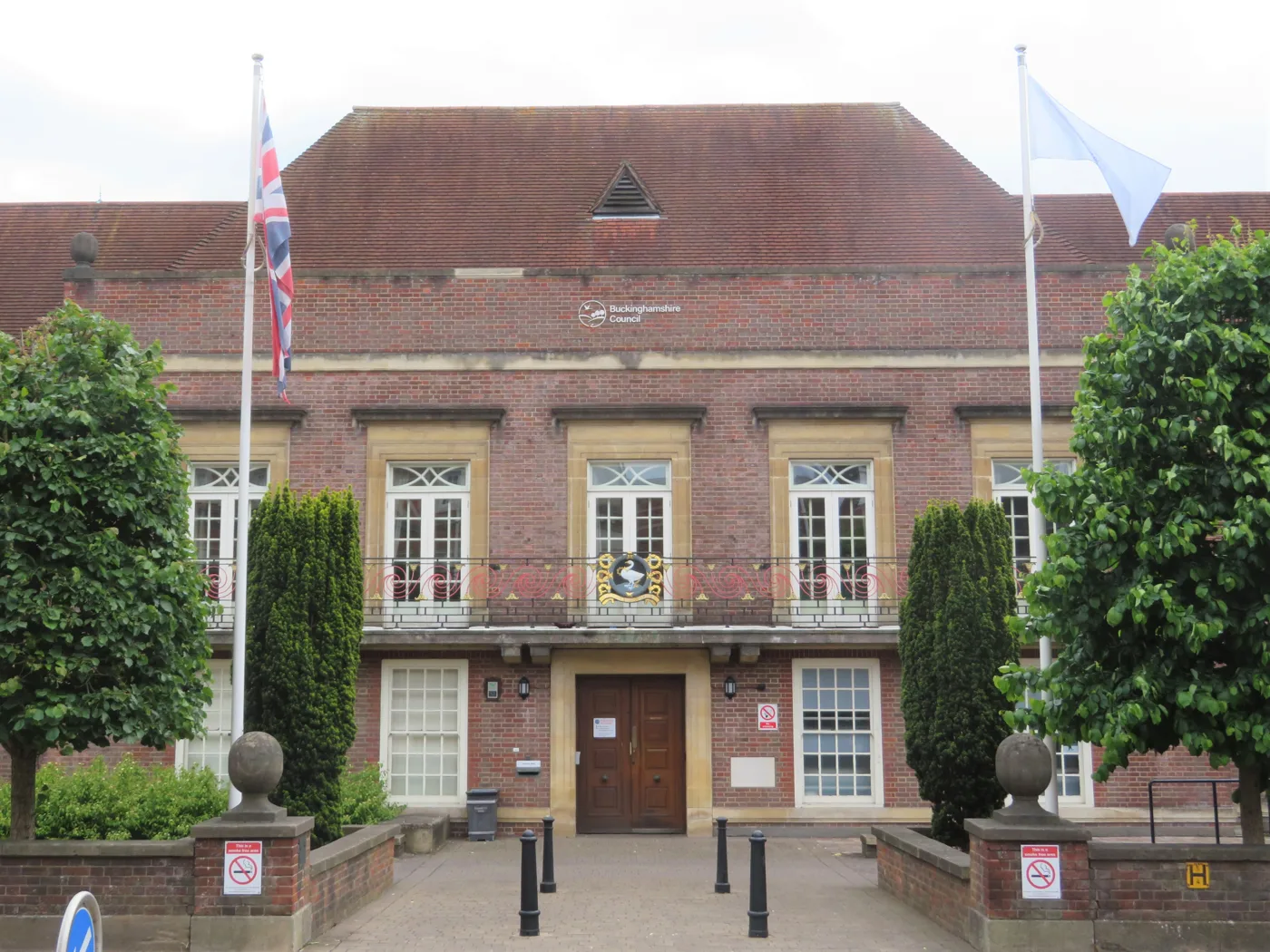 Buckinghamshire Council's municipal offices on Queen Victoria Road, High Wycombe, where the High Wycombe Town Committee meets in the council chamber